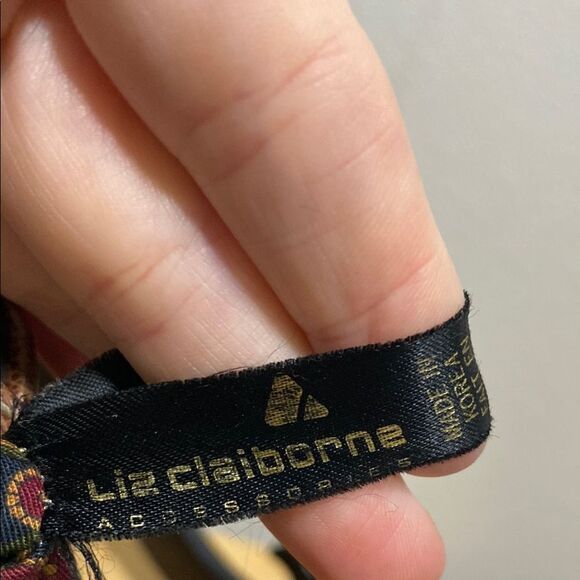 Vintage Liz Claiborne Black & Brown Leather Crossbody Bag Made in Korea‎ - Picture 4 of 16